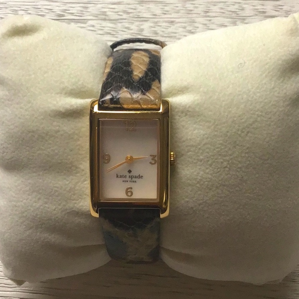 Women’s Cooper Natural Snake-Embossed Leather Strap Watch